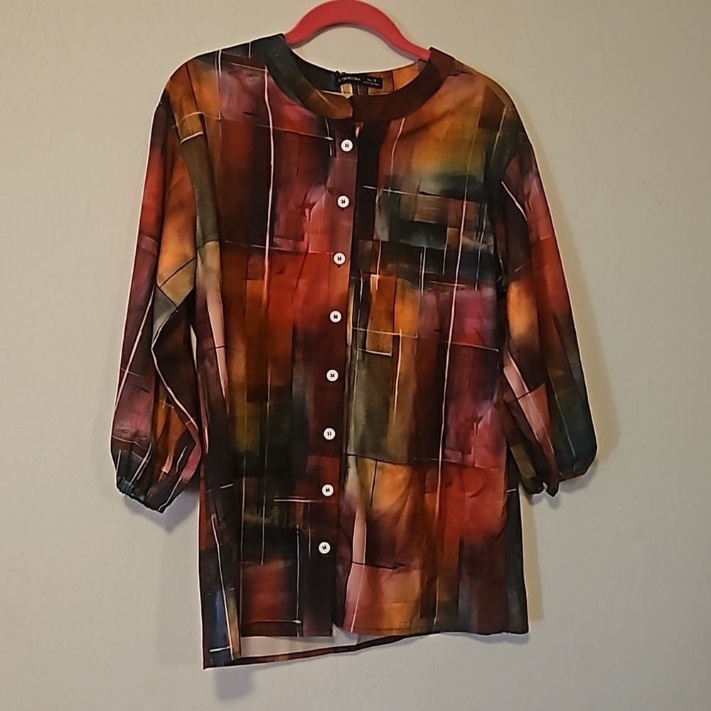 Noracora multicolor like dye die shirt